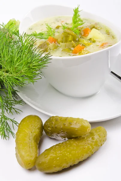 Огірок суп — стокове фото