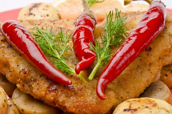 stock image Wiener Schnitzel