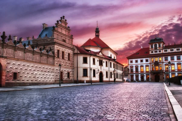 Вулиця Прага, Чеська Республіка — стокове фото