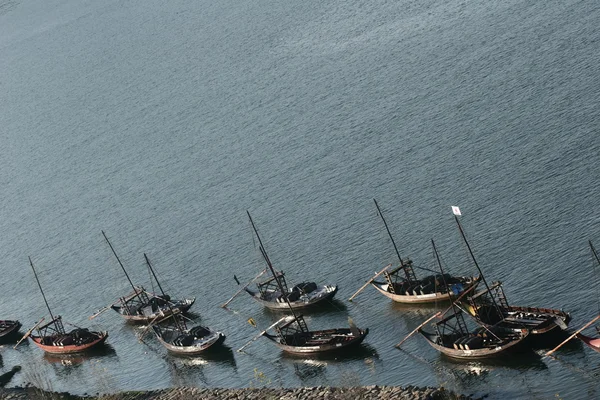 Barcos en el Duero en Portugal — Foto de Stock