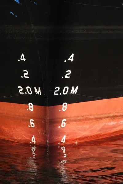 Деталь лодки на Корсике — стоковое фото