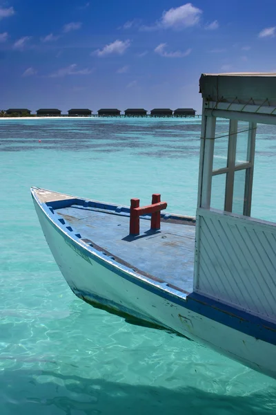 Boot in de Maldiven — Stockfoto