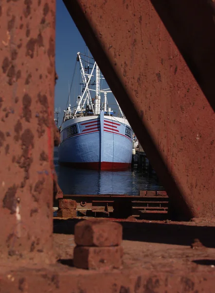 Vissersboot in Denemarken — Stockfoto
