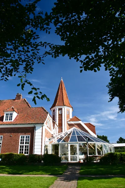 덴마크에 있는 집 — 스톡 사진