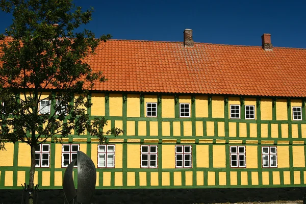 Ház, Dánia — Stock Fotó