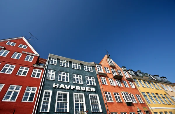 Nyhahvn в Копенгагені — стокове фото