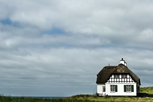 덴마크에 있는 집 — 스톡 사진