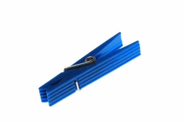 Clothespin niebieski — Zdjęcie stockowe