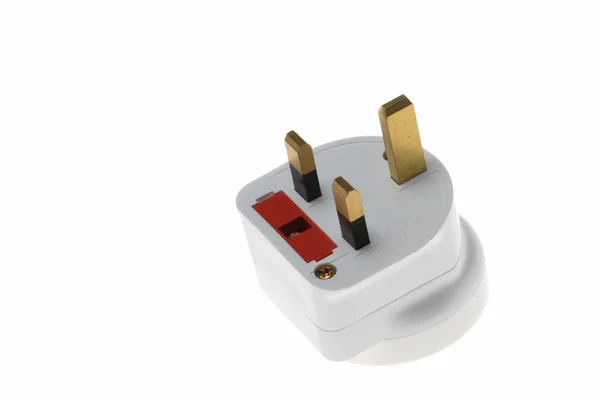 UK electric plug — Stock Photo, Image