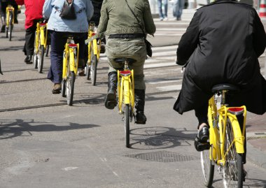 Amsterdam'da Bisiklet