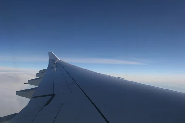 Vliegtuig vleugel — Stockfoto