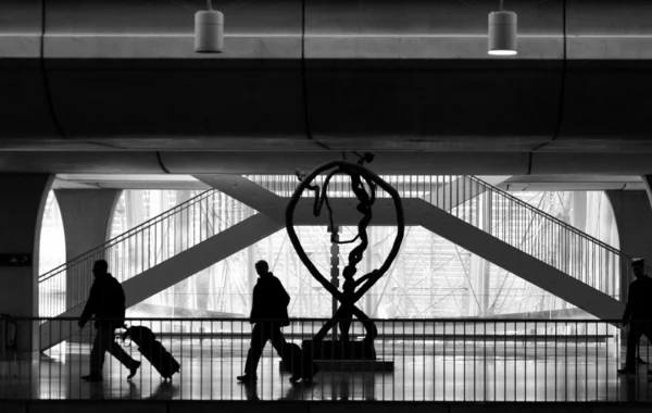 stock image Airport in Paris Charles de Gaulle