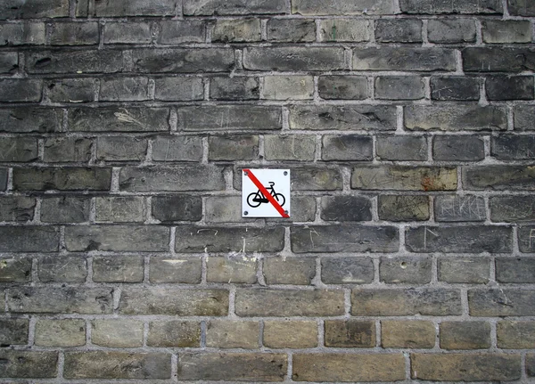 No biking — Stock Photo, Image