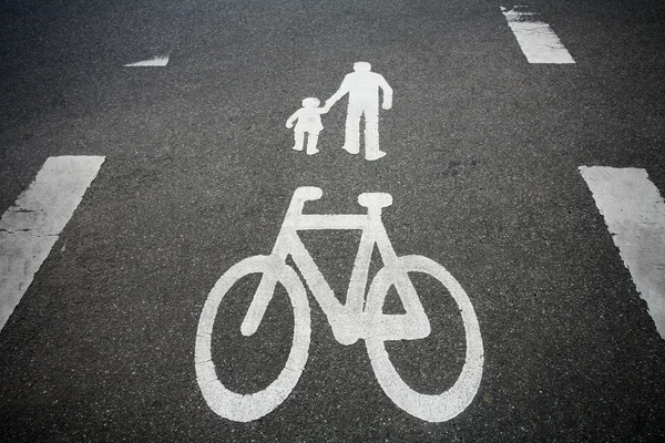 Bike sign — Stock Photo, Image