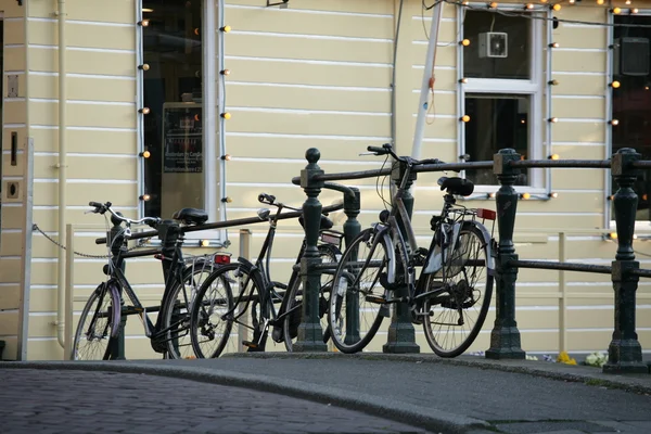 Bicicletas em Amsterdam — Fotografia de Stock