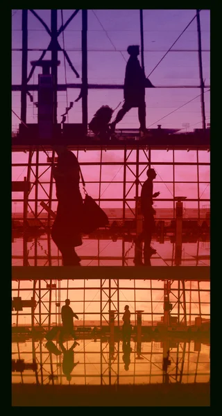 Aeroporto em Bruxelas — Fotografia de Stock