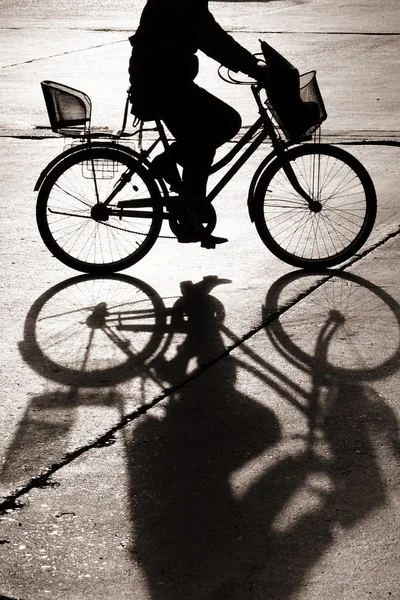 Biking in bejing — Stock Photo, Image