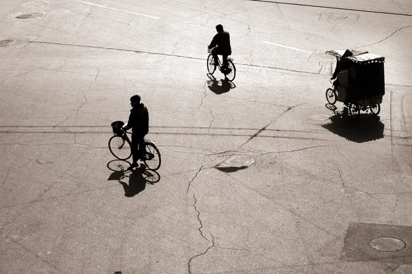 Kerékpározás a pekingi — Stock Fotó