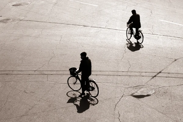 Kerékpározás a pekingi — Stock Fotó