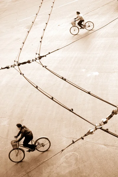 Radfahren in Peking — Stockfoto