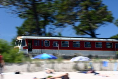 Corsica: Train Calvi to Ile Rousse clipart