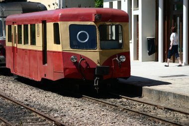 Corsica: Train Calvi to Ile Rousse clipart