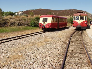 Corsica: Train Calvi to Ile Rousse clipart