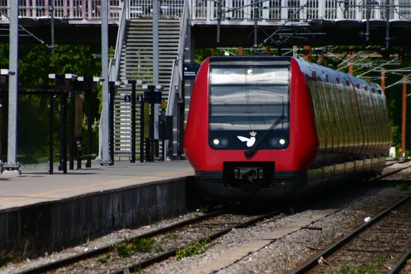 Rode trein — Stockfoto