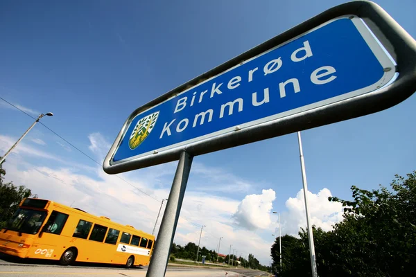 Bus in Denmark — Stock Photo, Image