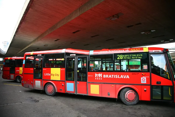 Μεταφορές με λεωφορεία — Φωτογραφία Αρχείου