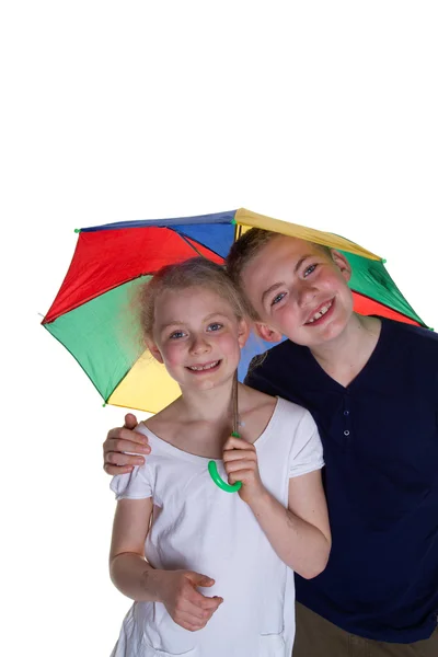 Bambino con ombrello — Foto Stock