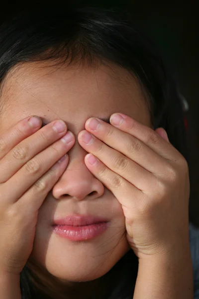 Cara infantil — Foto de Stock