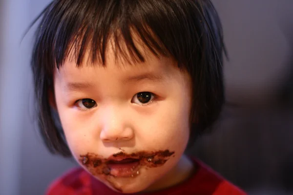 Comedor de chocolate —  Fotos de Stock