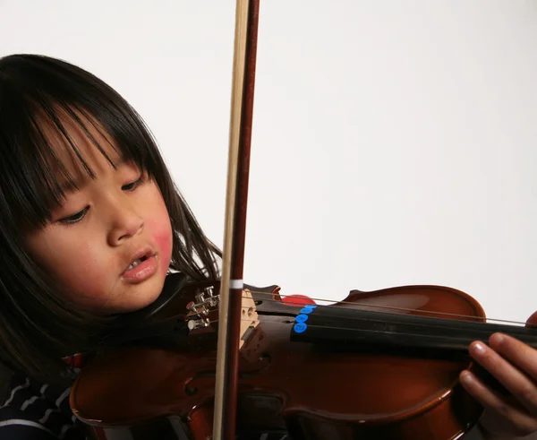 Violino criança — Fotografia de Stock
