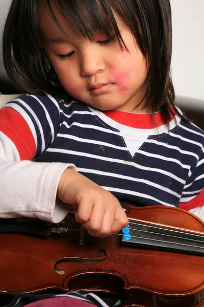 Niño violín —  Fotos de Stock