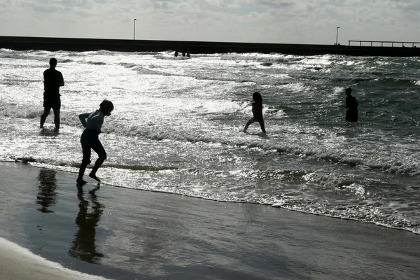 Actividades en la playa — Foto de Stock