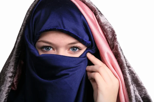 Girl Wearing Burqa Closeup Stock Photo By ©patronestaff 49118731