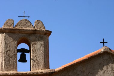 Church in algajola clipart