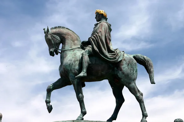 Estátua de cavalo na Córsega — Fotografia de Stock
