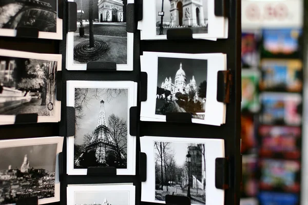 Cartoline postali parigine — Foto Stock