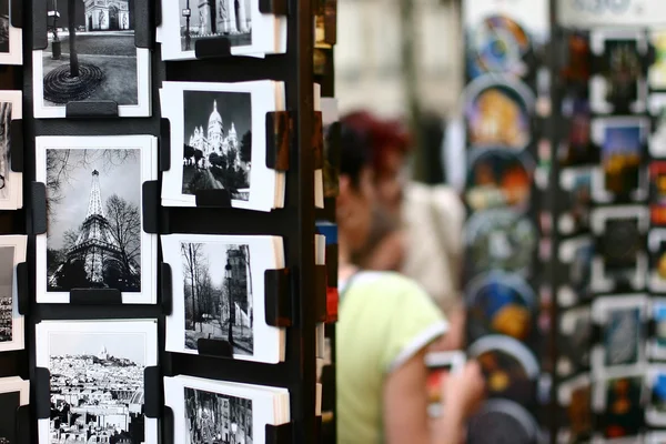 stock image Parisianpost cards