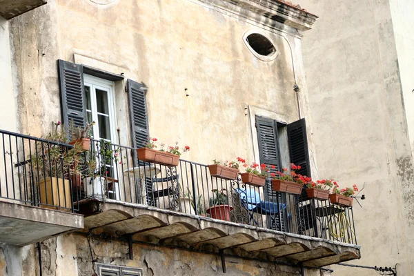 Korsykański domów i budynków — Zdjęcie stockowe