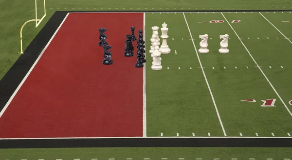 Chess Football Goal Line Red