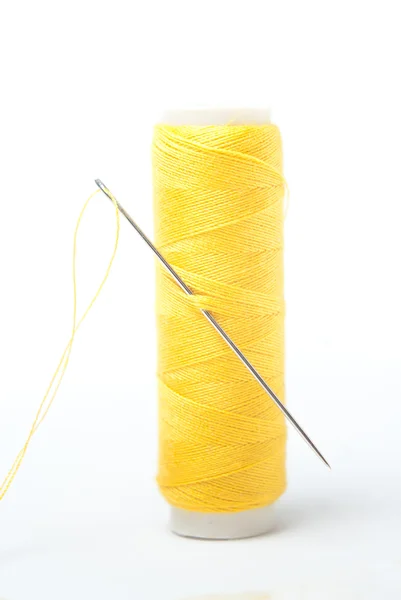 Yellow thread — Stock Photo, Image