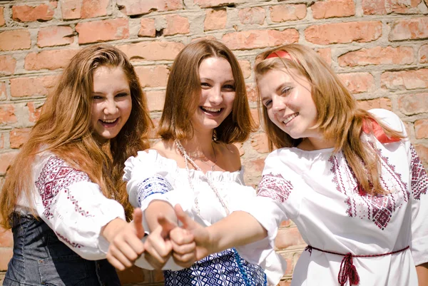 Teenagers Joy & Ok — Stock Photo, Image