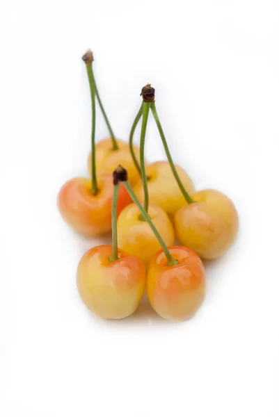 Édes sárga cseresznye — Stock Fotó