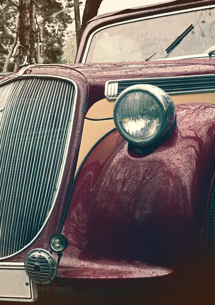 Eski araba closeup — Stok fotoğraf