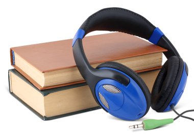 Audio book concept clipart