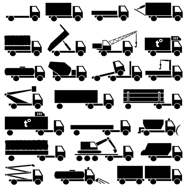 stock image Set of transport icons