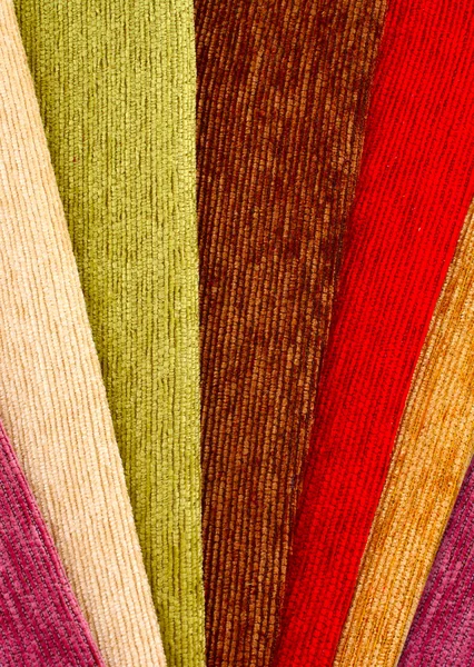 Fabric samples background — Stock Photo, Image